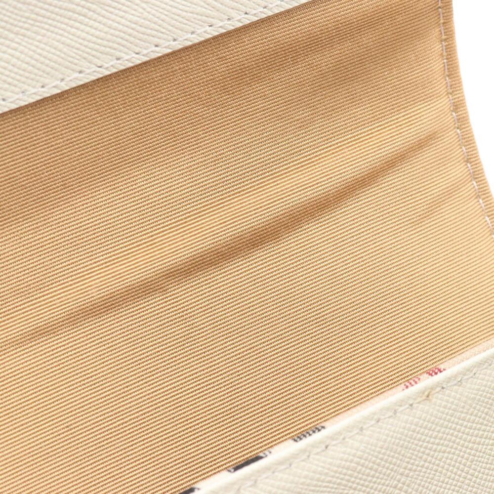 Burberry Nova Check Canvas Leather Shoulder Bag White Beige Tan Multicolor - Picture 8 of 9